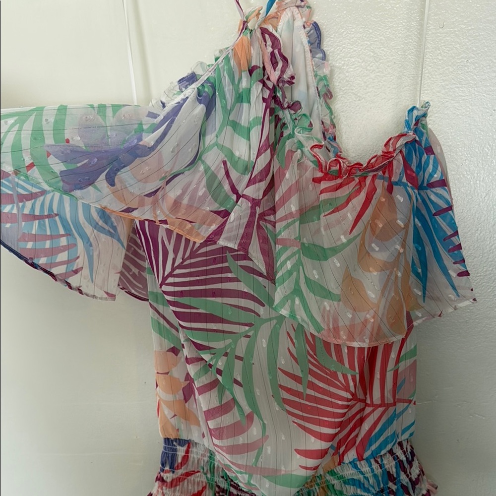 Ramy Brook Jules Printed Tropical Tank Top,  Sz  Small - Picture 10 of 10